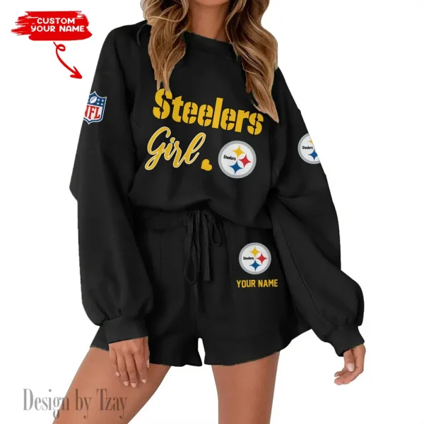 Pittsburgh Steelers Fashionable Casual Women's Sweatsuit New 2025 SPTW2POSS091 - Image 7