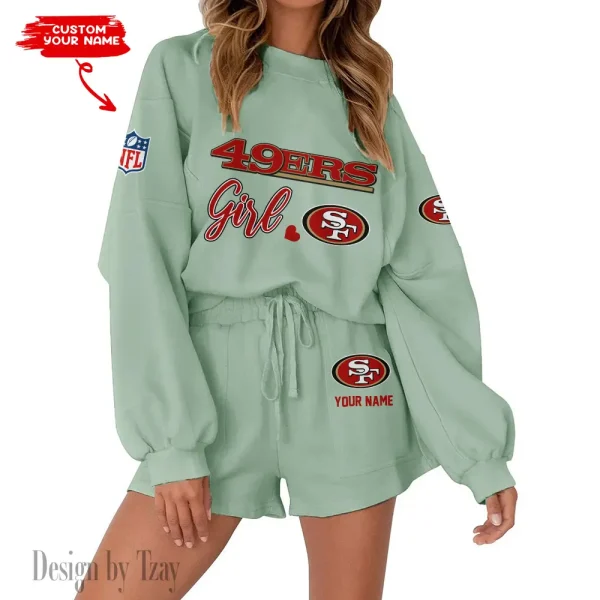 San Francisco 49ers Fashionable Casual Women's Sweatsuit New 2025 SPTW2POSS092 - Image 3