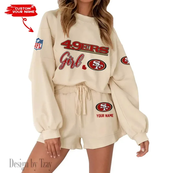 San Francisco 49ers Fashionable Casual Women's Sweatsuit New 2025 SPTW2POSS092 - Image 7