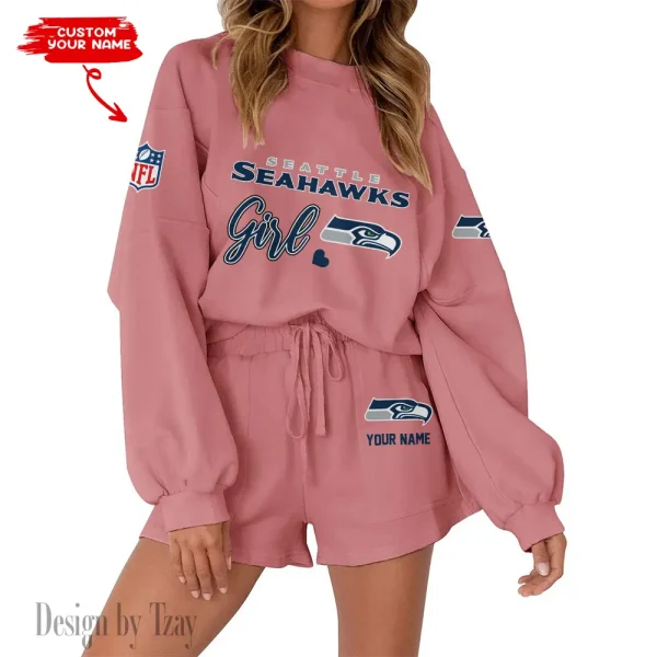 Seattle Seahawks Fashionable Casual Women's Sweatsuit New 2025 SPTW2POSS093 - Image 3