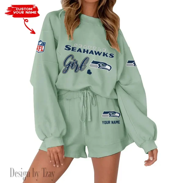 Seattle Seahawks Fashionable Casual Women's Sweatsuit New 2025 SPTW2POSS093 - Image 4