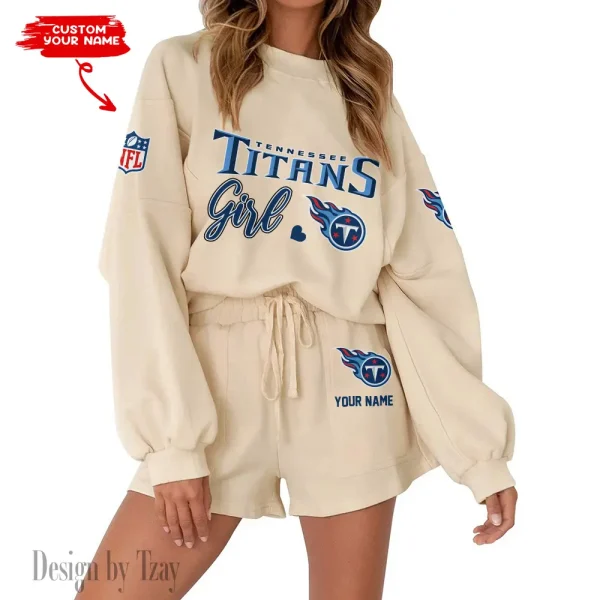 Tennessee Titans Fashionable Casual Women's Sweatsuit New 2025 SPTW2POSS095
