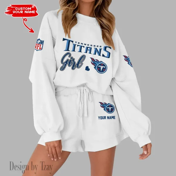 Tennessee Titans Fashionable Casual Women's Sweatsuit New 2025 SPTW2POSS095 - Image 2
