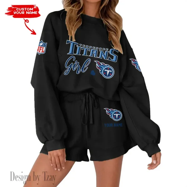 Tennessee Titans Fashionable Casual Women's Sweatsuit New 2025 SPTW2POSS095 - Image 7