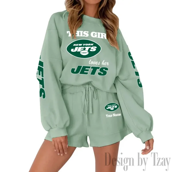 New York Jets Fashionable Casual Women's Sweatsuit New 2025 SPTW2POSS060 - Image 7