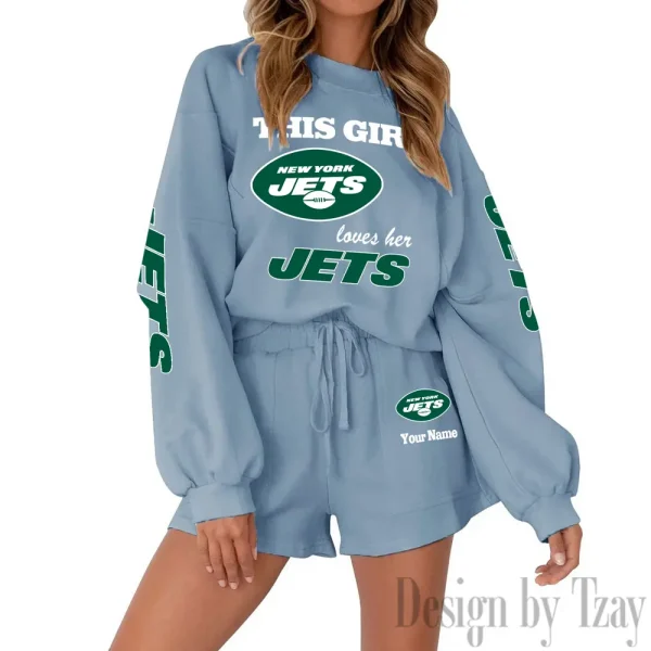 New York Jets Fashionable Casual Women's Sweatsuit New 2025 SPTW2POSS060 - Image 6