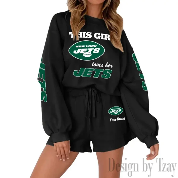New York Jets Fashionable Casual Women's Sweatsuit New 2025 SPTW2POSS060 - Image 8