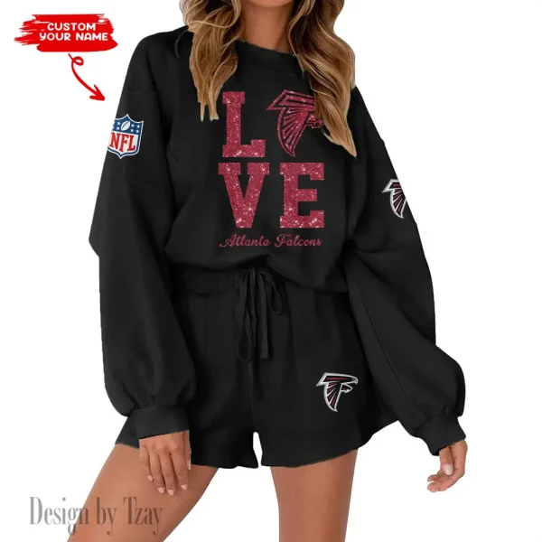 Atlanta Falcons Fashionable Casual Women's Sweatsuit New 2025 SPTW2POSS098 - Image 2