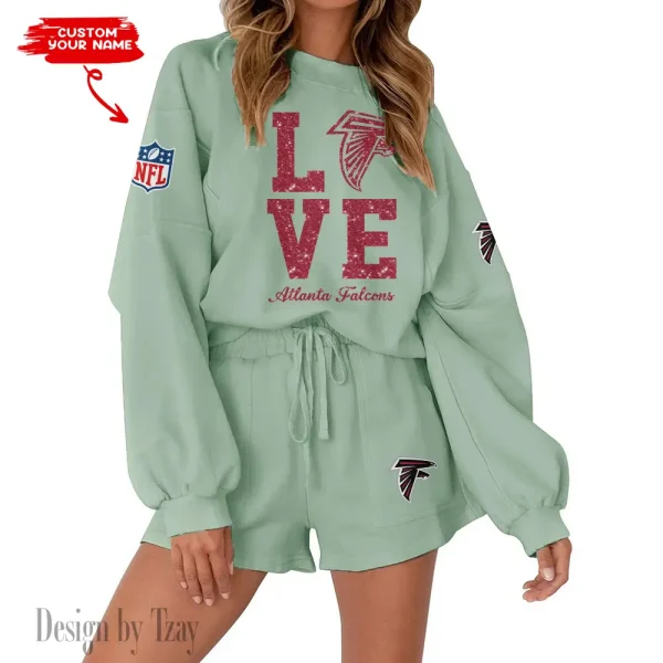 Atlanta Falcons Fashionable Casual Women's Sweatsuit New 2025 SPTW2POSS098 - Image 3