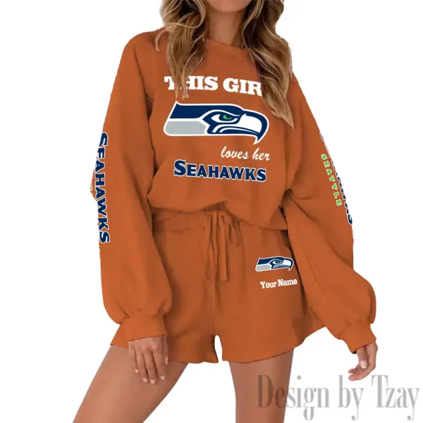 Seattle Seahawks Fashionable Casual Women's Sweatsuit New 2025 SPTW2POSS064