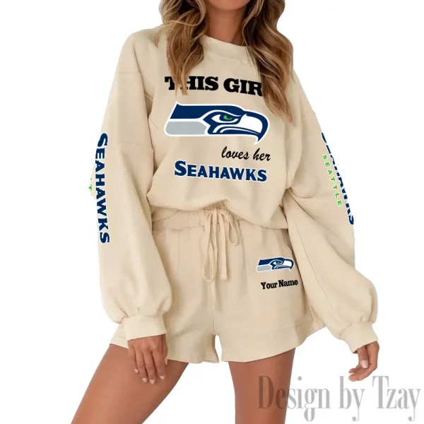 Seattle Seahawks Fashionable Casual Women's Sweatsuit New 2025 SPTW2POSS064 - Image 2