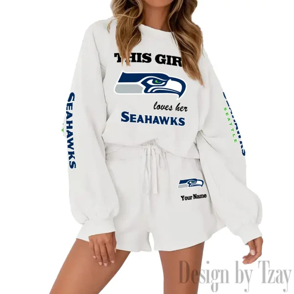 Seattle Seahawks Fashionable Casual Women's Sweatsuit New 2025 SPTW2POSS064 - Image 3