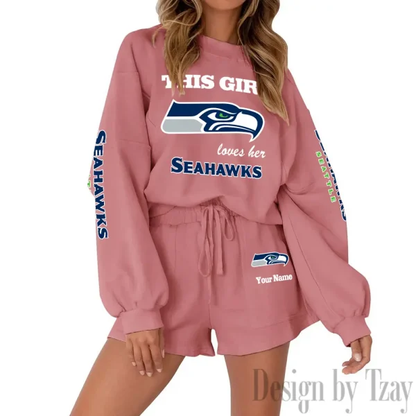 Seattle Seahawks Fashionable Casual Women's Sweatsuit New 2025 SPTW2POSS064 - Image 4