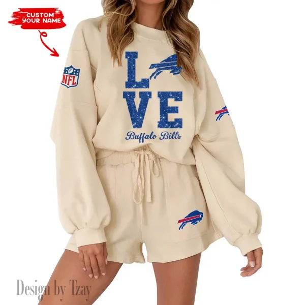 Buffalo Bills Fashionable Casual Women's Sweatsuit New 2025 SPTW2POSS100
