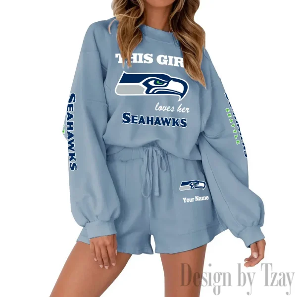 Seattle Seahawks Fashionable Casual Women's Sweatsuit New 2025 SPTW2POSS064 - Image 7
