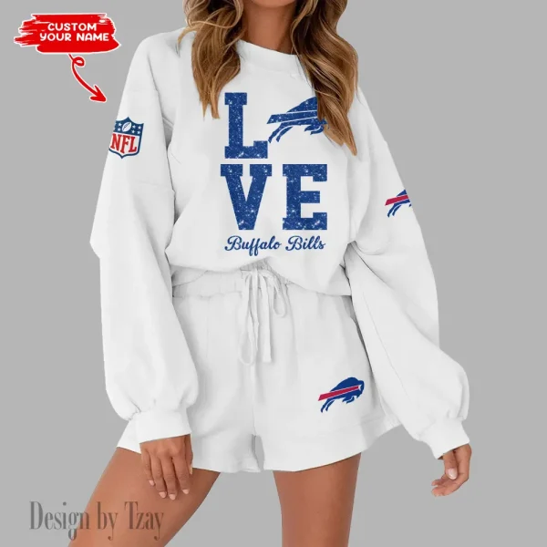 Buffalo Bills Fashionable Casual Women's Sweatsuit New 2025 SPTW2POSS100 - Image 6