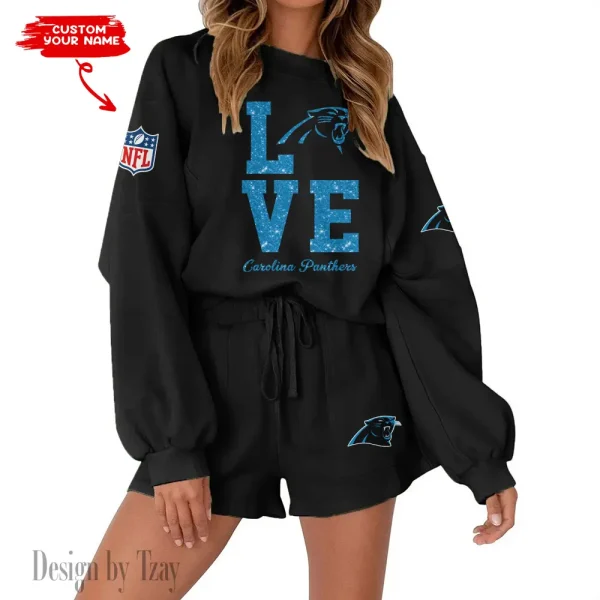 Carolina Panthers Fashionable Casual Women's Sweatsuit New 2025 SPTW2POSS101 - Image 3