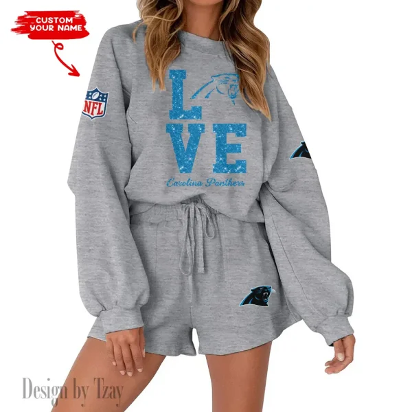 Carolina Panthers Fashionable Casual Women's Sweatsuit New 2025 SPTW2POSS101