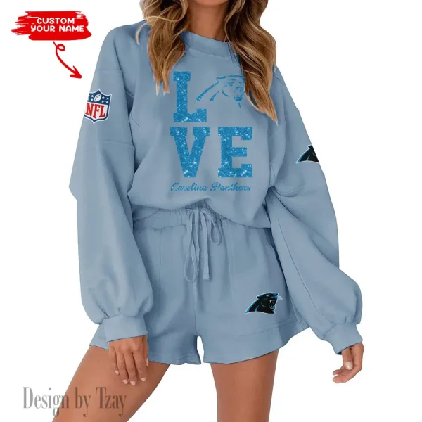 Carolina Panthers Fashionable Casual Women's Sweatsuit New 2025 SPTW2POSS101 - Image 6