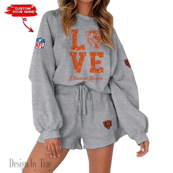 Chicago Bears Fashionable Casual Women's Sweatsuit New 2025 SPTW2POSS102 - Image 4