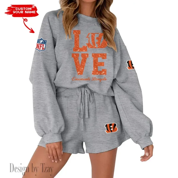 Cincinnati Bengals Fashionable Casual Women's Sweatsuit New 2025 SPTW2POSS103 - Image 4