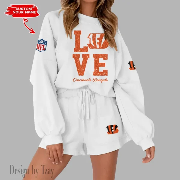 Cincinnati Bengals Fashionable Casual Women's Sweatsuit New 2025 SPTW2POSS103 - Image 6
