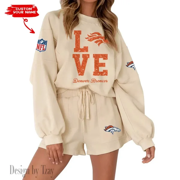 Denver Broncos Fashionable Casual Women's Sweatsuit New 2025 SPTW2POSS106