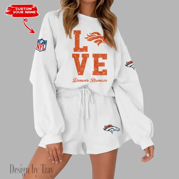 Denver Broncos Fashionable Casual Women's Sweatsuit New 2025 SPTW2POSS106 - Image 6