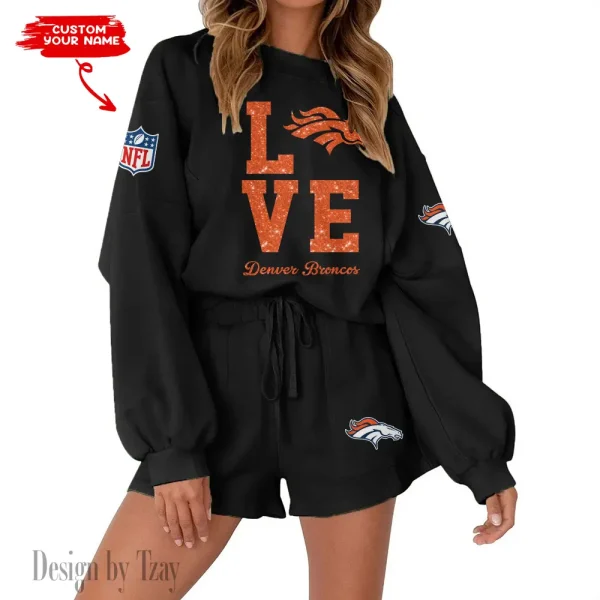 Denver Broncos Fashionable Casual Women's Sweatsuit New 2025 SPTW2POSS106 - Image 7