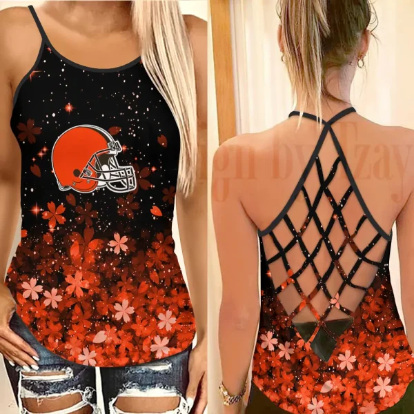 Cleveland Browns Summer Women Backless Tops Trending 2025 BGCCTANK290
