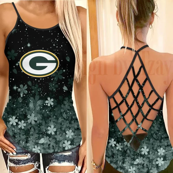 Green Bay Packers Summer Women Backless Tops Trending 2025 BGCCTANK294