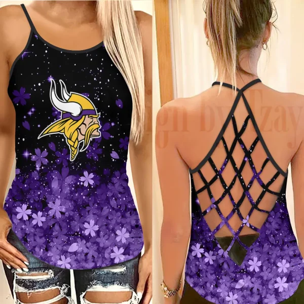 Minnesota Vikings Summer Women Backless Tops Trending 2025 BGCCTANK303