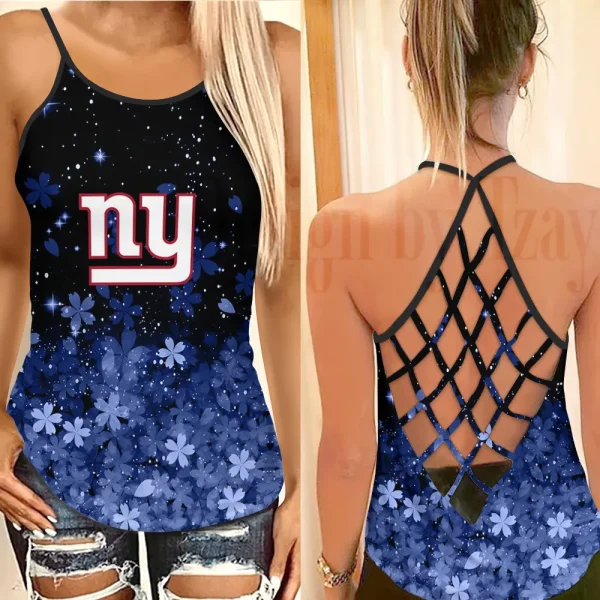 New York Giants Summer Women Backless Tops Trending 2025 BGCCTANK306