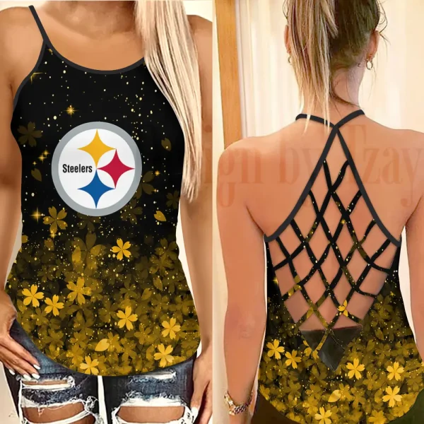 Pittsburgh Steelers Summer Women Backless Tops Trending 2025 BGCCTANK309