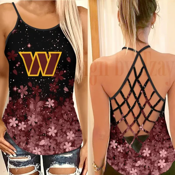 Washington Commanders Summer Women Backless Tops Trending 2025 BGCCTANK314