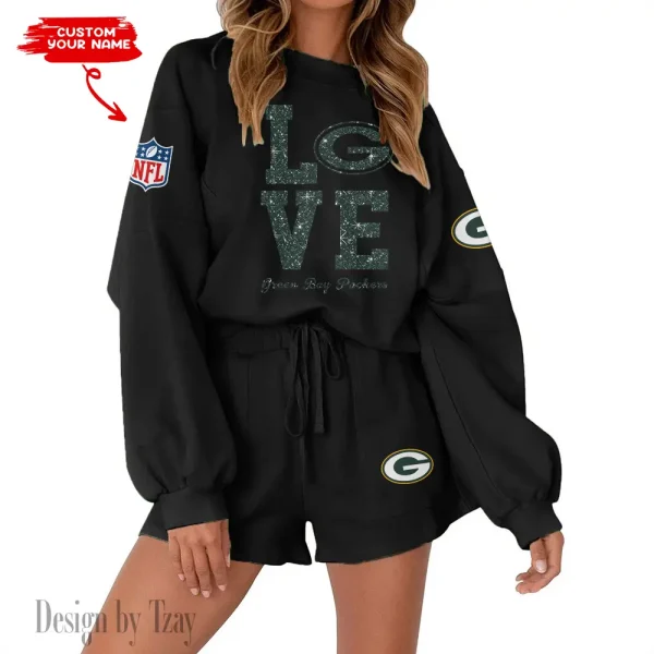 Green Bay Packers Fashionable Casual Women's Sweatsuit New 2025 SPTW2POSS108