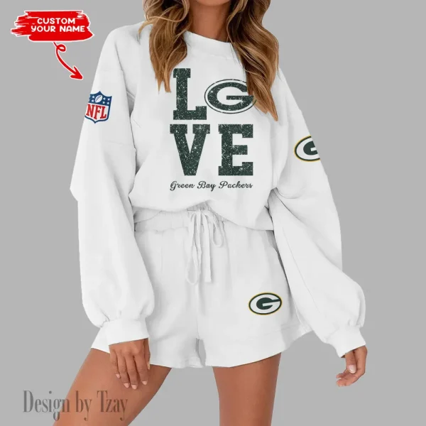 Green Bay Packers Fashionable Casual Women's Sweatsuit New 2025 SPTW2POSS108 - Image 2