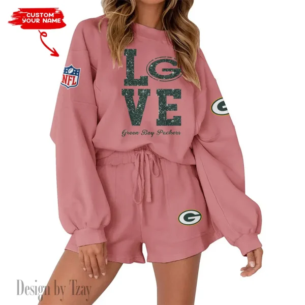 Green Bay Packers Fashionable Casual Women's Sweatsuit New 2025 SPTW2POSS108 - Image 7