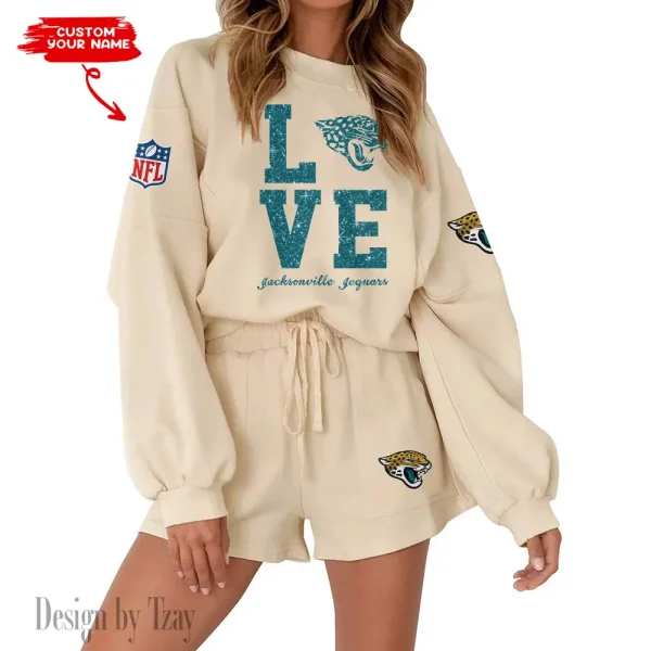 Jacksonville Jaguars Fashionable Casual Women's Sweatsuit New 2025 SPTW2POSS111 - Image 2