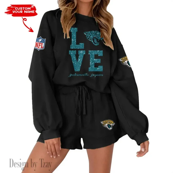 Jacksonville Jaguars Fashionable Casual Women's Sweatsuit New 2025 SPTW2POSS111 - Image 7