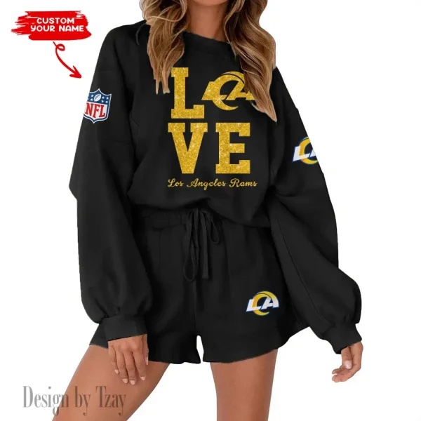 Los Angeles Rams Fashionable Casual Women's Sweatsuit New 2025 SPTW2POSS115