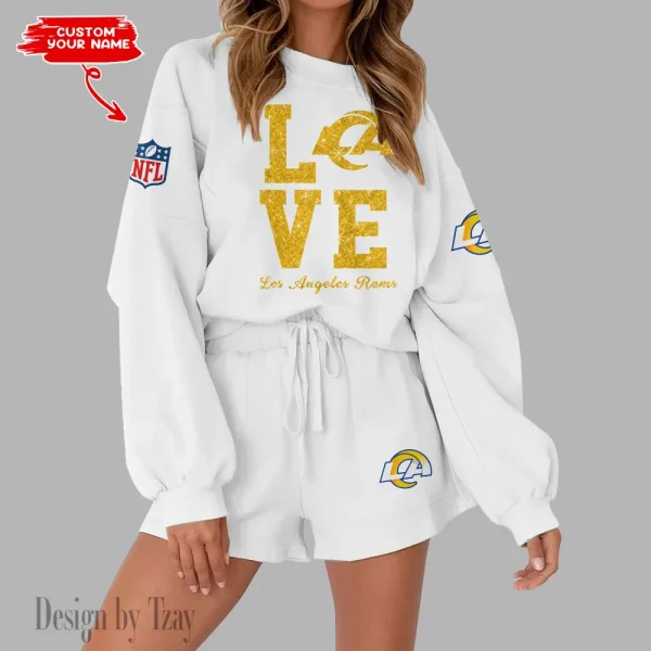Los Angeles Rams Fashionable Casual Women's Sweatsuit New 2025 SPTW2POSS115 - Image 2