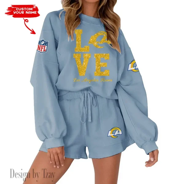Los Angeles Rams Fashionable Casual Women's Sweatsuit New 2025 SPTW2POSS115 - Image 5