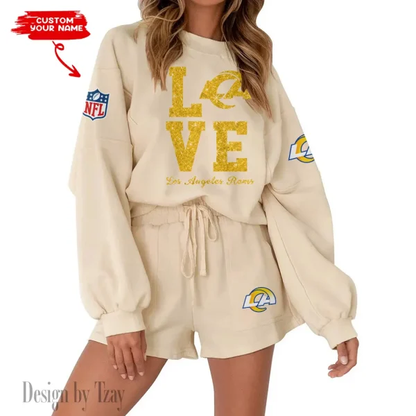 Los Angeles Rams Fashionable Casual Women's Sweatsuit New 2025 SPTW2POSS115 - Image 6
