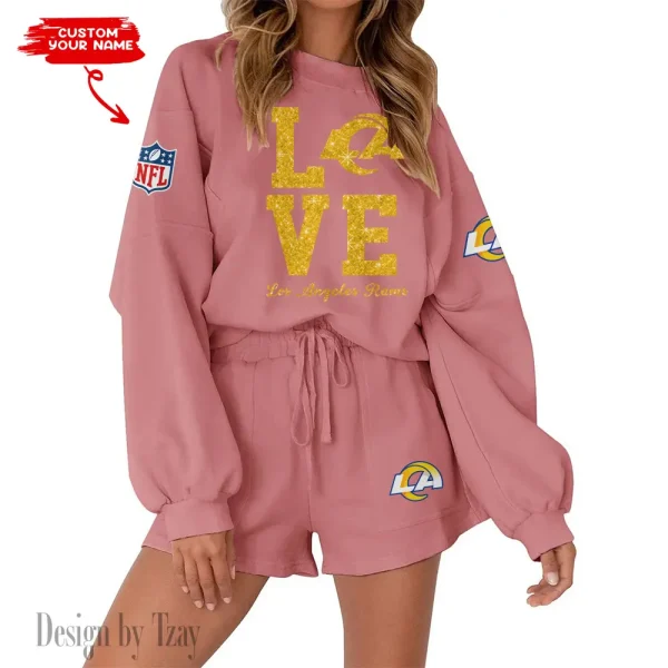 Los Angeles Rams Fashionable Casual Women's Sweatsuit New 2025 SPTW2POSS115 - Image 7