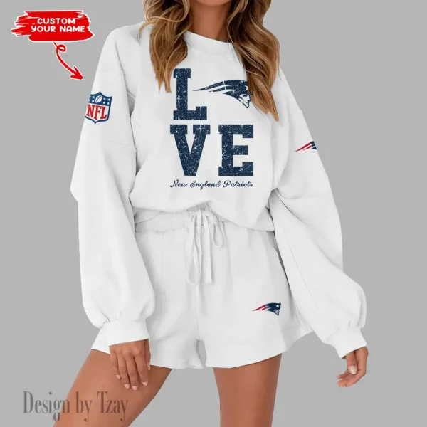 New England Patriots Fashionable Casual Women's Sweatsuit New 2025 SPTW2POSS118 - Image 2