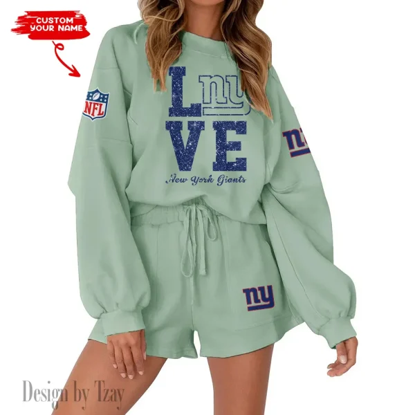 New York Giants Fashionable Casual Women's Sweatsuit New 2025 SPTW2POSS120 - Image 3