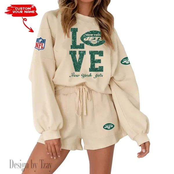New York Jets Fashionable Casual Women's Sweatsuit New 2025 SPTW2POSS121 - Image 2