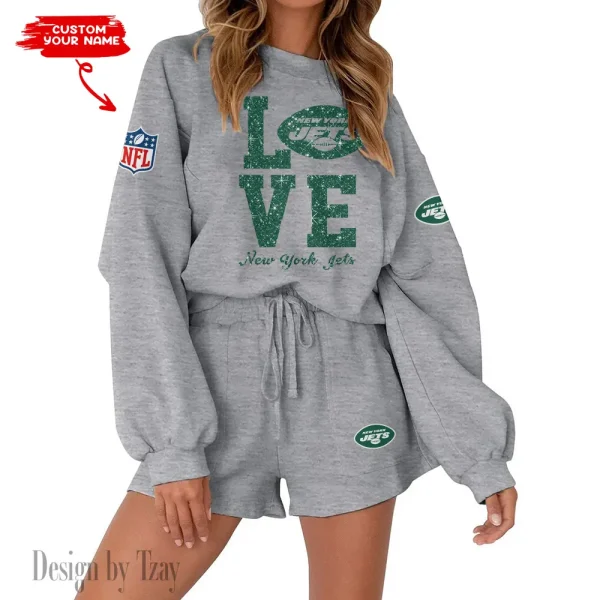 New York Jets Fashionable Casual Women's Sweatsuit New 2025 SPTW2POSS121 - Image 4