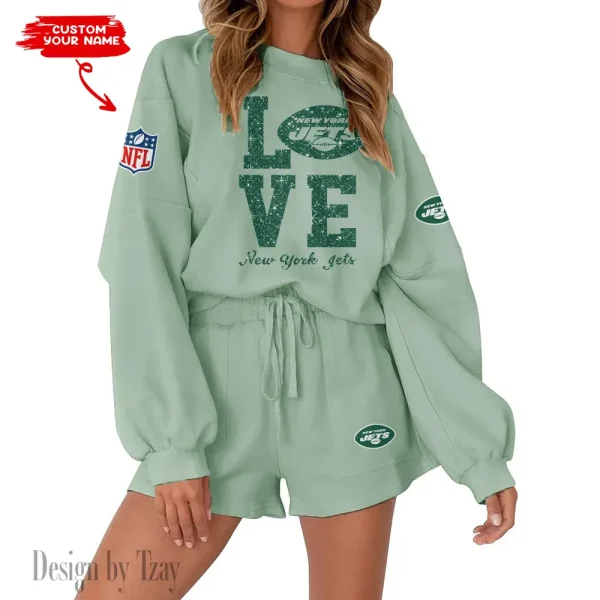 New York Jets Fashionable Casual Women's Sweatsuit New 2025 SPTW2POSS121 - Image 5